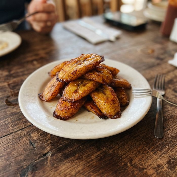 Caramelized fried sweet plantains