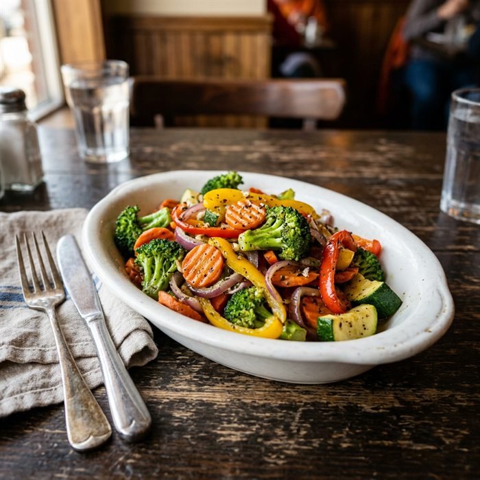 Sauteed mixed vegetables